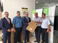 مع إنطلاق العام المدرسي بنك القدس يتبرع بأجهزة حاسوب لمدرسة إحسان سمارة